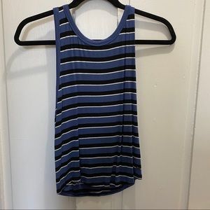 aeo essentials • striped high neck tank